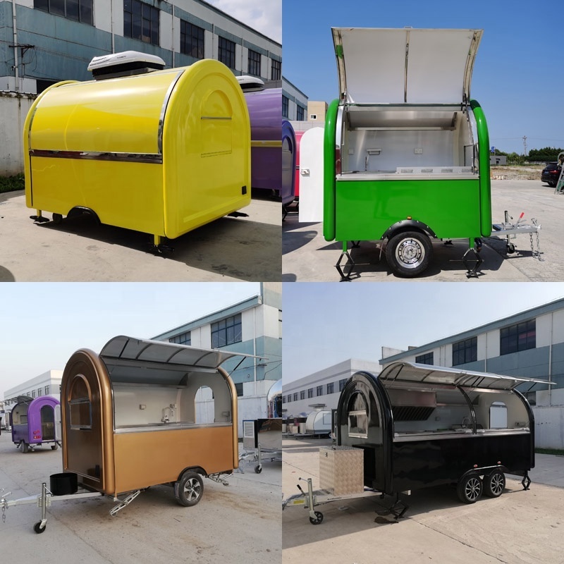 UKUN high quality large electric food truck baked potato trailer coconut cart