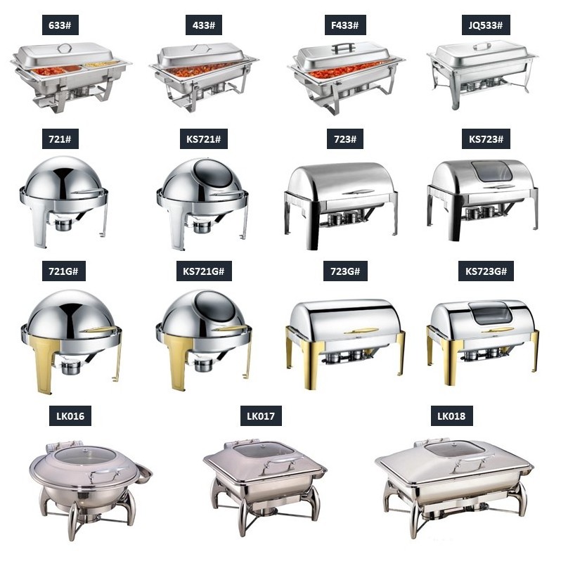 wholesale price stainless steel buffet guangzhou food warmer non used chafing dish for sale