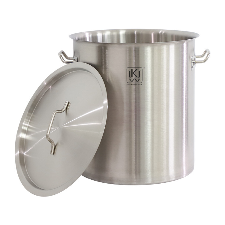 Manufacturer Contemporary Set Stainless Steel Catering Stock Pots Big Cooking Pot