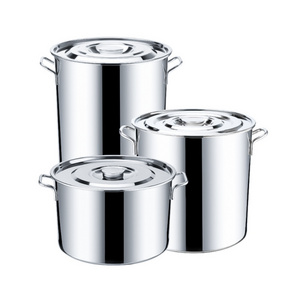 Fast Shipping Durable Stock Pots Wholesale 304 Stainless Steel Stock Pot 25 Gallon Pot For Kitchen