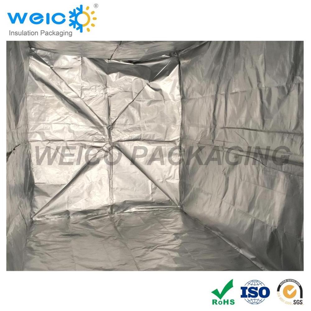 Woven fabric thermal insulation container liner 20ft foil liner bubble insulation shipping