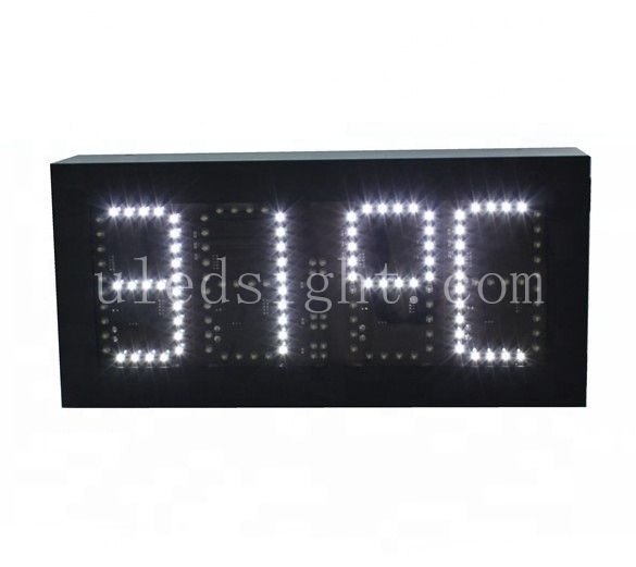 Outdoor Wireless LED Time and Temperature Sign, GPS Clock