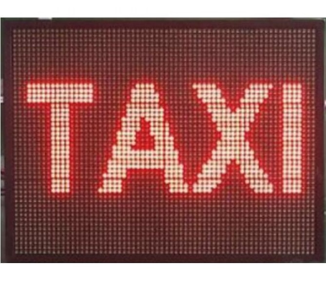 Outdoor LED taxi sign for sale taxi coming sign