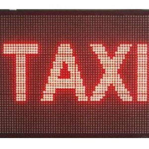 Outdoor LED taxi sign for sale taxi coming sign