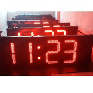 Wireless LED Digital Clocks Outdoor Large LED Time and Temperature Display