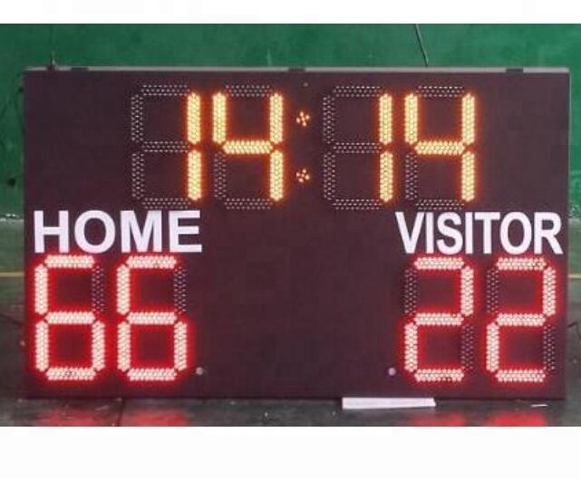 Outdoor Electronic LED digits football scoreboard for sale