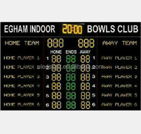 Outdoor LED bowls scoreboard for sale