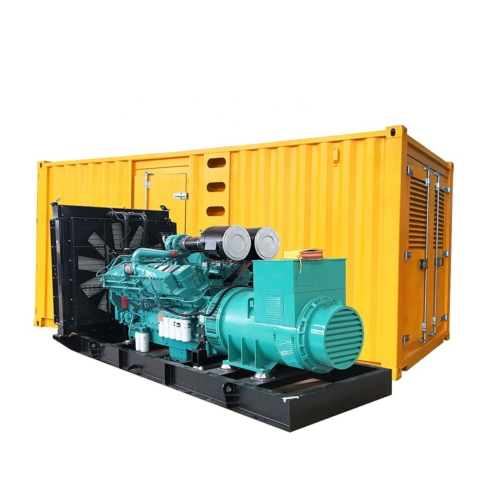 Big Power Genset Industrial Soundproof for Containers 1MW 1 Megawatt Diesel Power Generator Set genset