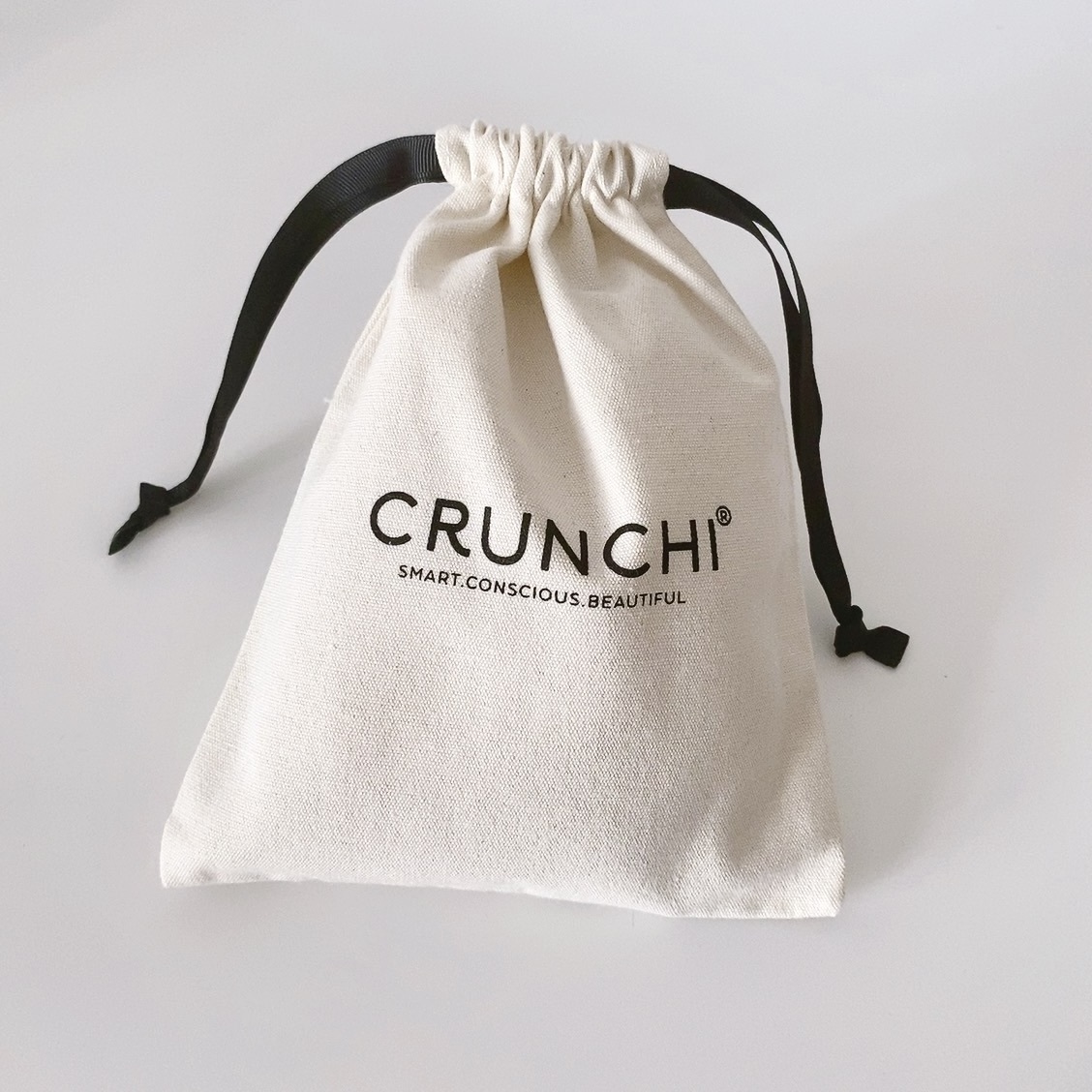 Wholesale Custom Logo Printed Cotton Canvas Drawstring Gift Packaging Candle Pouch Eco Bag