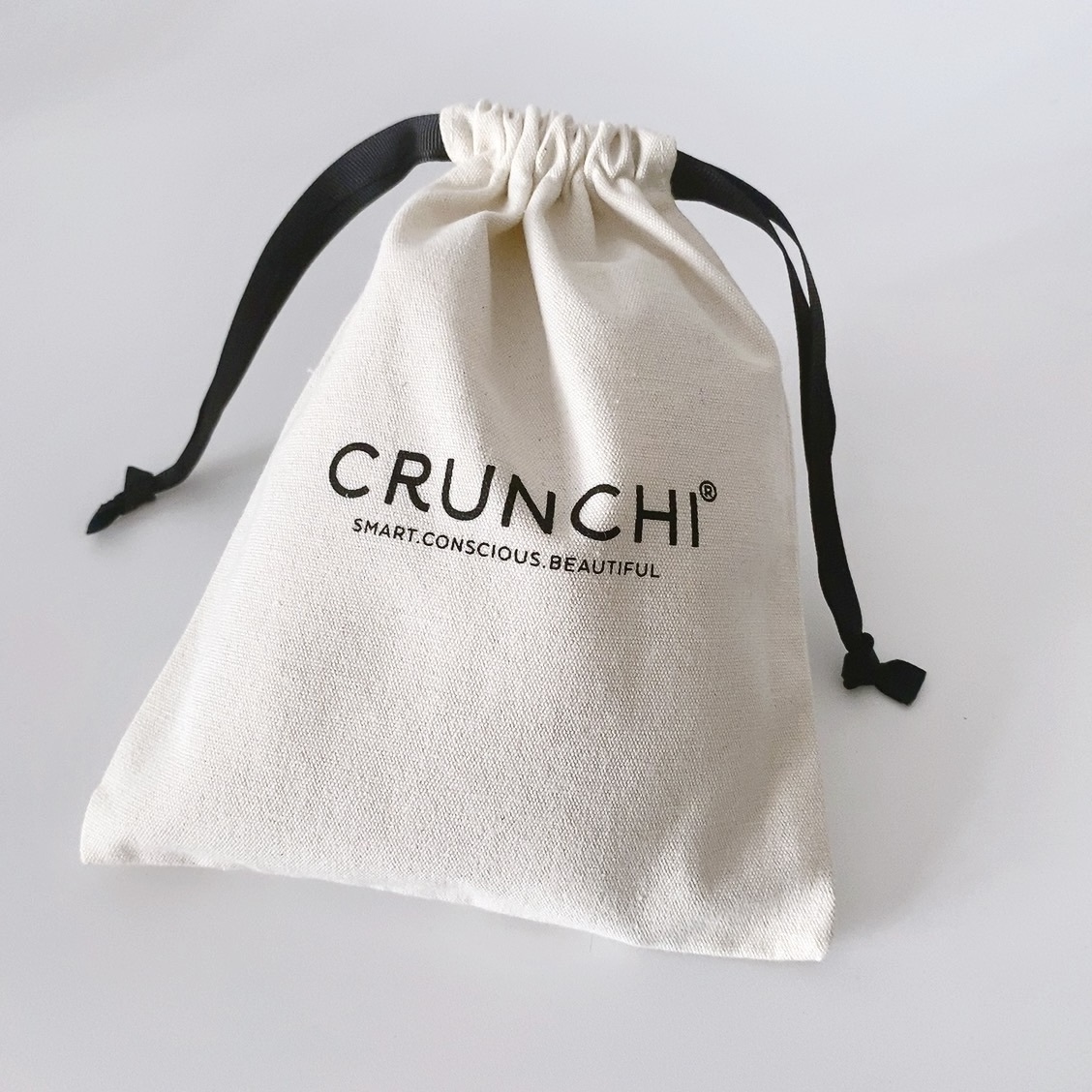 Wholesale Custom Logo Printed Cotton Canvas Drawstring Gift Packaging Candle Pouch Eco Bag