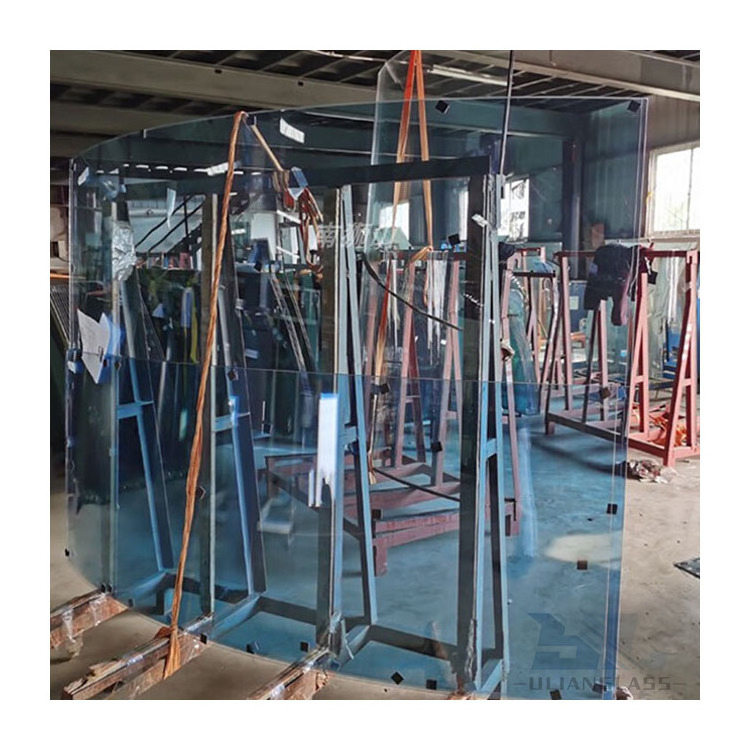 Ulianglass Factory selling low price curved laminated glass for architectural windows