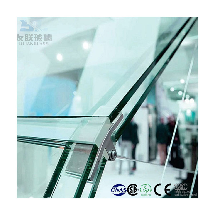 Ulianglass SGCC Certificate 1/4'' 3/8'' 1/2'' obscure milky white translucent opaque tempered laminated glass for building