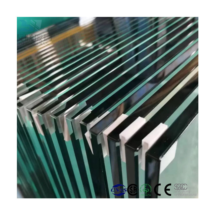 Ulianglass bulletproof laminated glass panel price for sales high quality custom toughened laminated bullet proof building glass