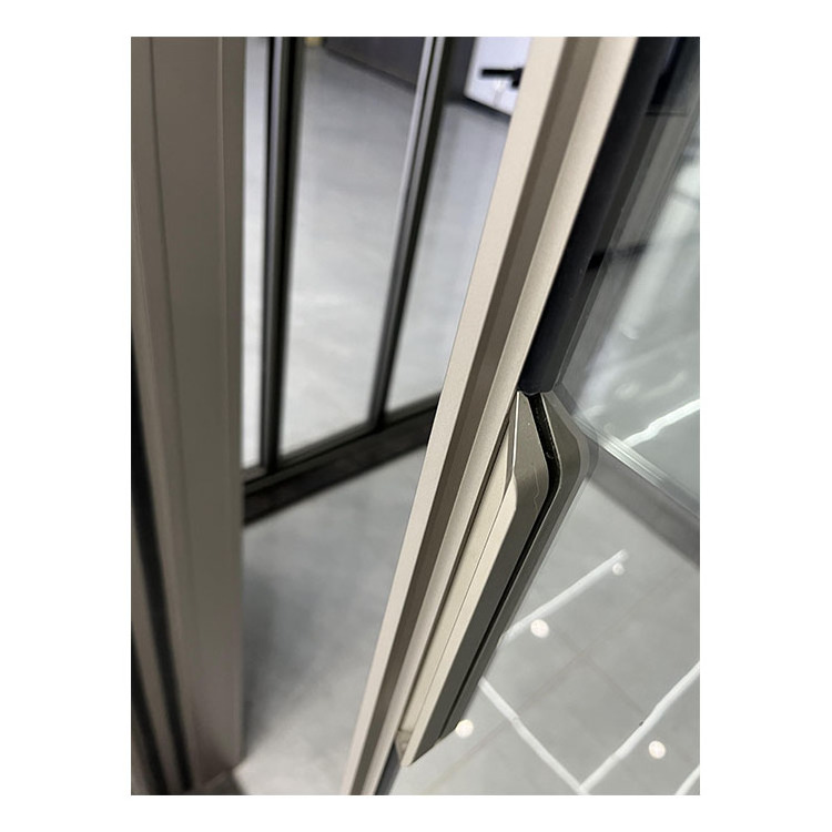 Ulianglass High Quality Narrow Aluminum Alloy swing door  Linkage Sliding Door For Kitchen Cabinet