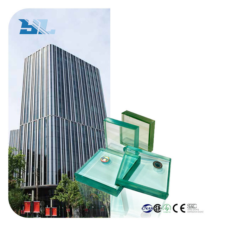 Ulianglass bulletproof laminated glass panel price custom safety toughened laminated bullet proof building glass