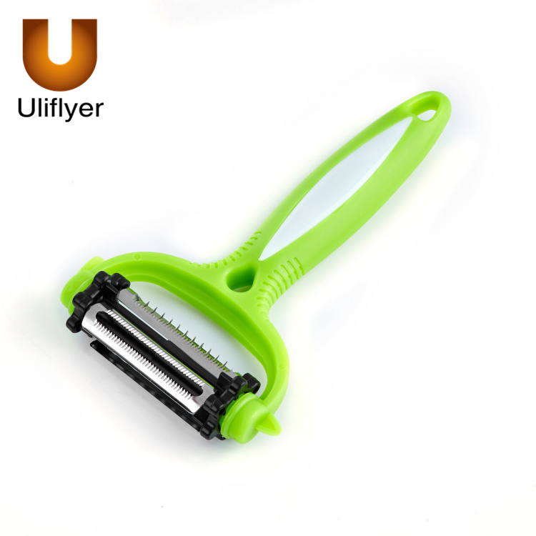 Stainless steel 3 In 1 multifunctional rotary vegetable zester industrial fruit peeler