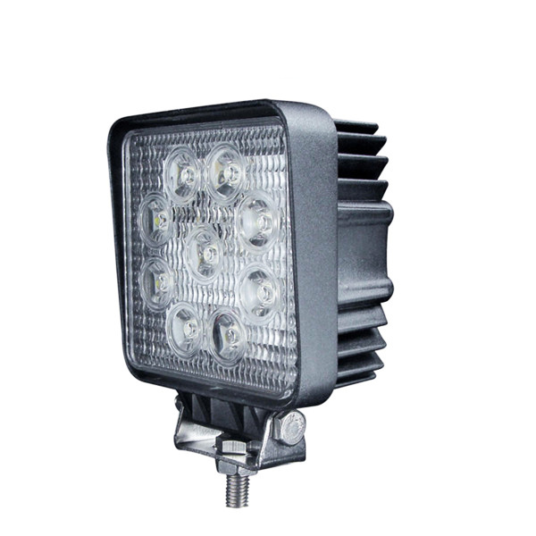 4.5 Inch Square 27W LED Cube Pods Lights For Snowmobile DC 12-24V LED Work Light With High Quality More Than 1775 Lumen