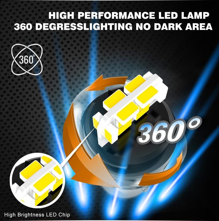 High Quality Waterproof T10 W5W 501 194 921 Car Bulb 8 SMD GC LED Chip 12V Car Interior Indicator LED Light Bulb