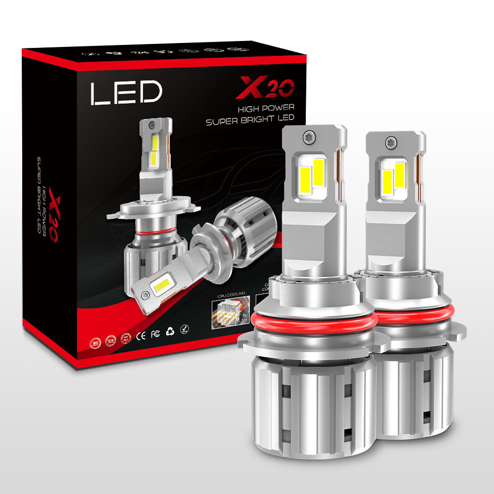 12000LM LED Headlight Bulb 9004 9007 HB1 HB5 With G-XP LED Chips 130W Copper 12V 24V Copper Tube CANBUS LED Headlight 6500K