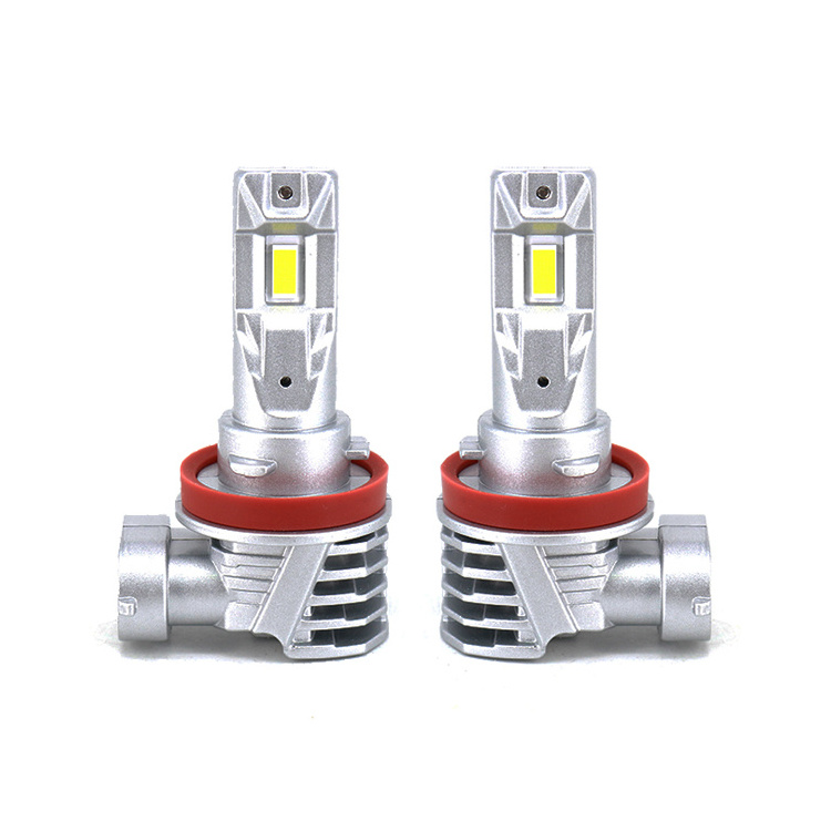 LANSEKO M6 MINI LED Headlight Bulb H8 H9 H11 With 7535 LED Chip 27W 6000LM Copper Tube PCB 12V For Car Headlight 6500K