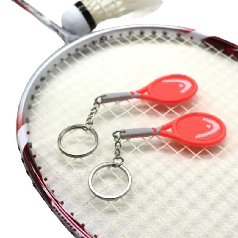 Wsnbwye ling mei racket  llaveros Anime Sublimation DIY CHAVEIRO  With Pelvis And beach ball rackets keychain