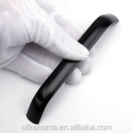 Black hand drawer pulls modern simple cabinet door handles closet door handles