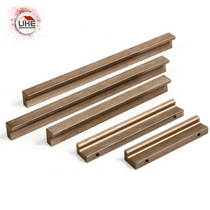 Hardware brushed bronze home closet handle aluminum alloy material simple fashion drawer cabinet handle