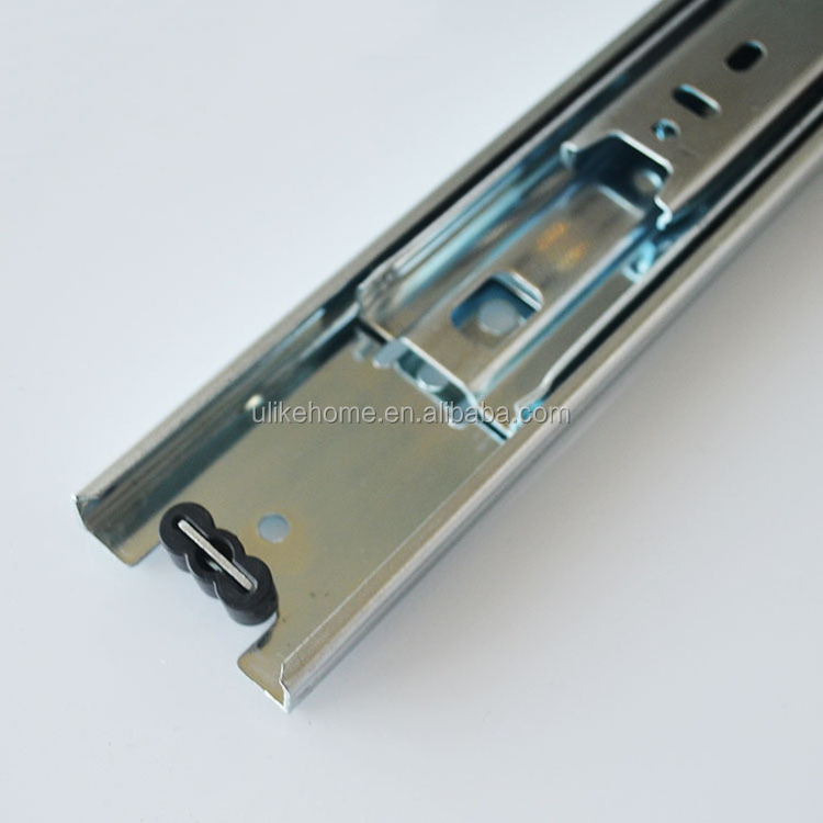 Foshan 3 Fold Kitchen cabinet Cold rolled steel channel ball bearing drawer slide