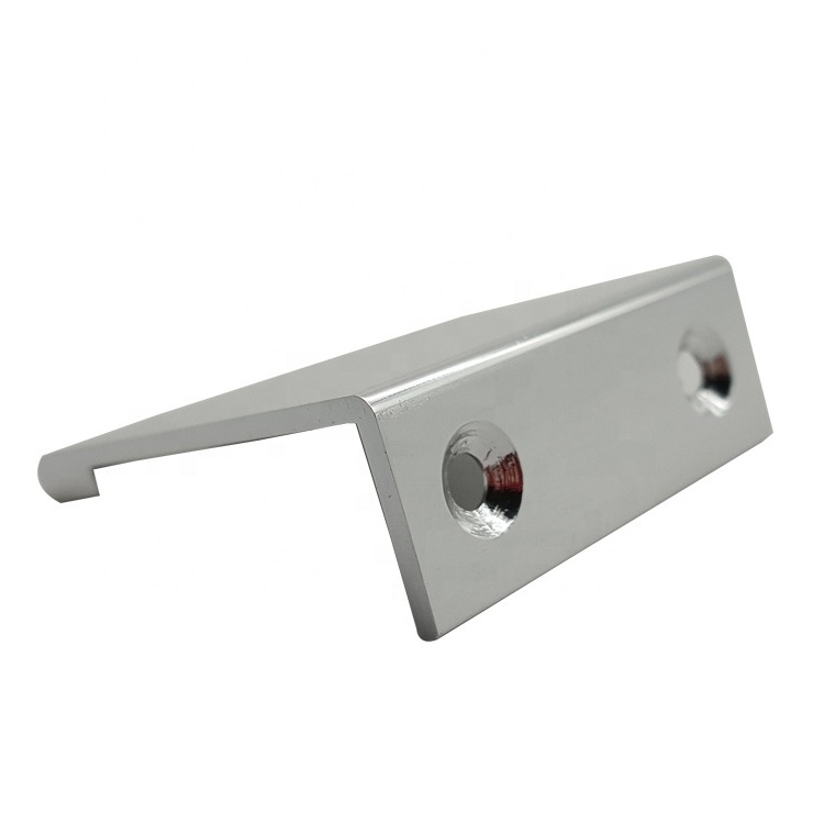 Fixing by screws Aluminum Cabinet Pull Handles Edge Finger Pulls Handles 3 inches