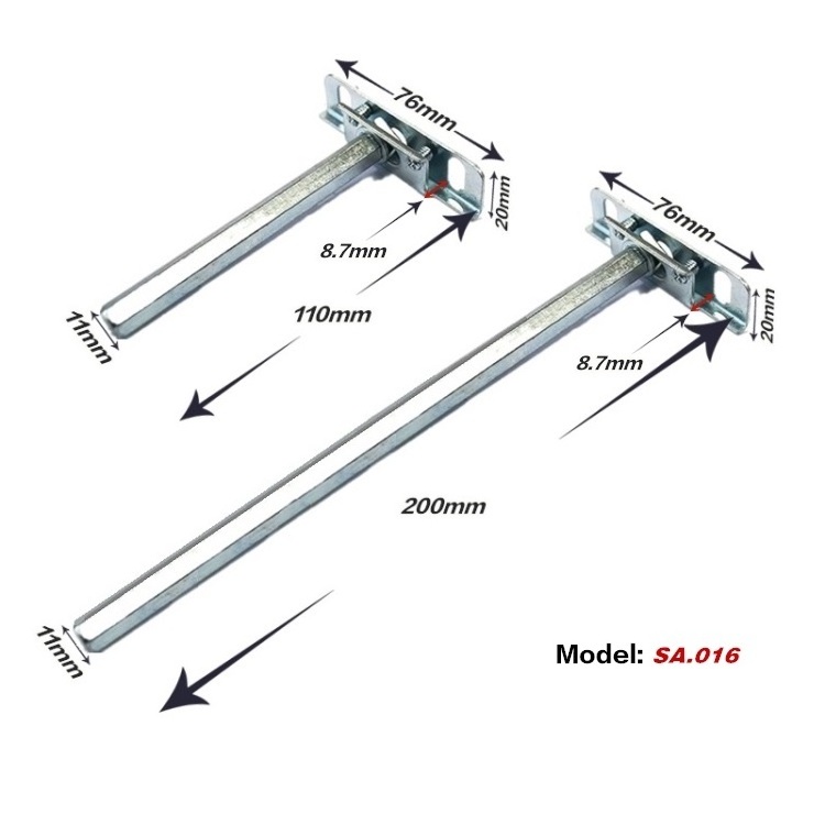 Invisible Floating Wooden Shelf Support Hidden Concealed Bracket Pin Support 4''