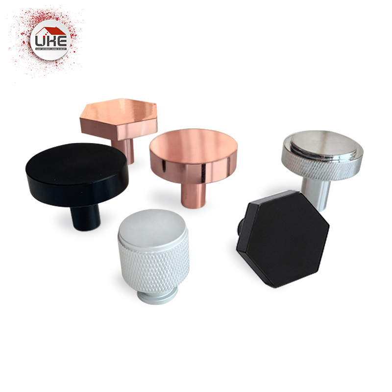 Small Modern Furniture Knob Kitchen Cupboard Knob Rose Gold Wardrobe Pulls Cabinet Knobs