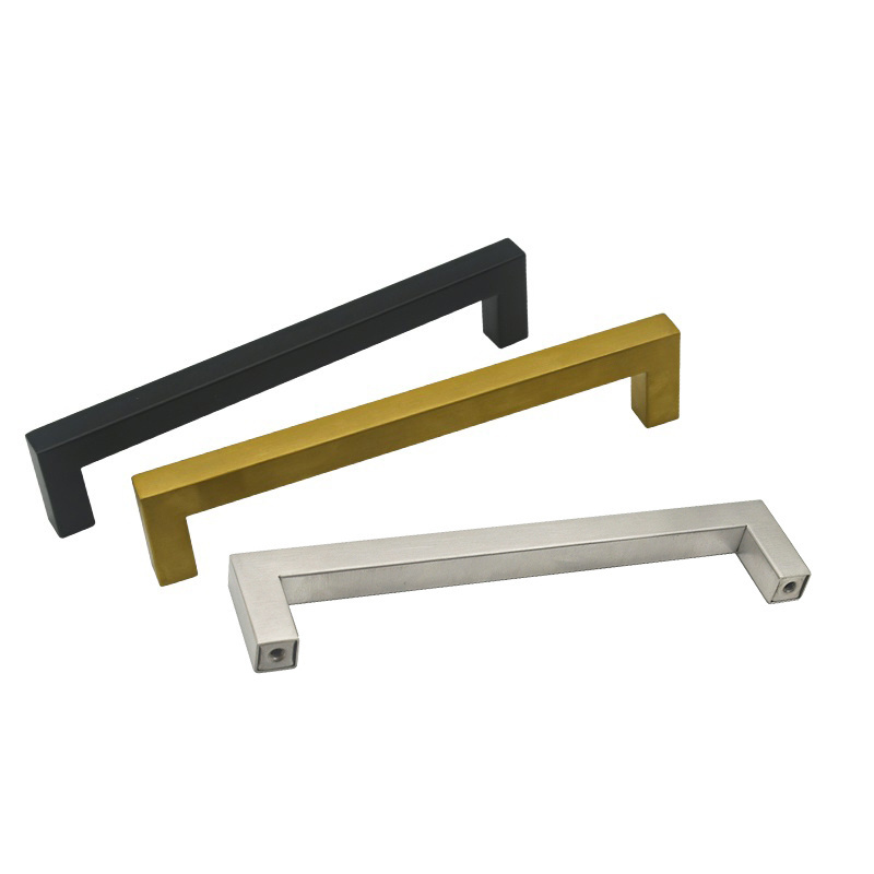 Stainless Steel Square Cabinet Handles Popular in the USA size from 96mm-320mm in stock