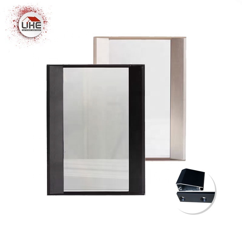 Aluminium Door And Windows Frame Profile For Cabinets 5mm Gate Customized Glass Door