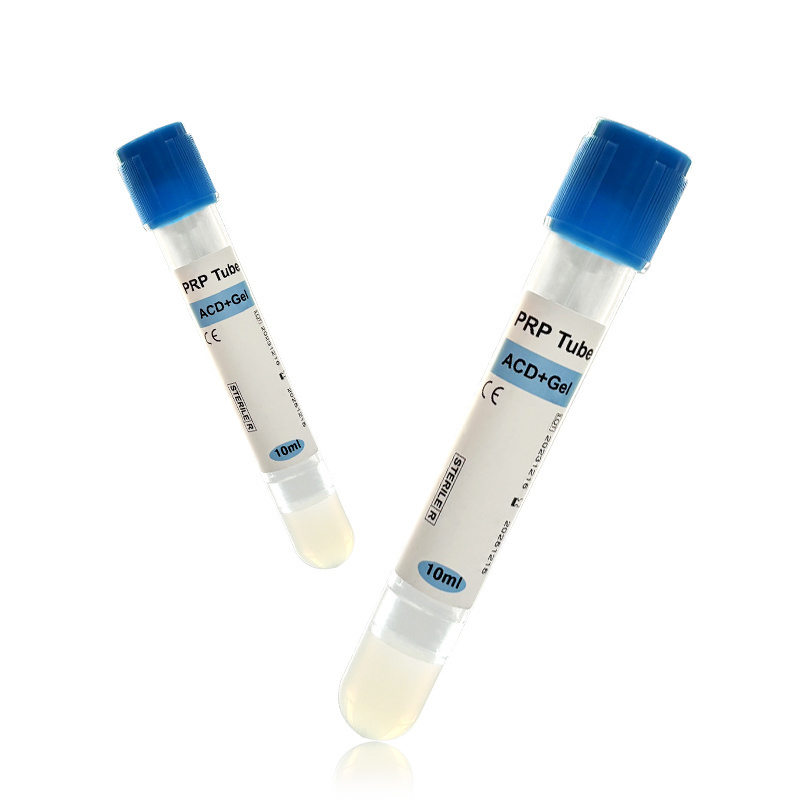 sterile prp gel tube kit 10ml platelet rich plasma prp tubes of prp with acd solution a gel and biotin