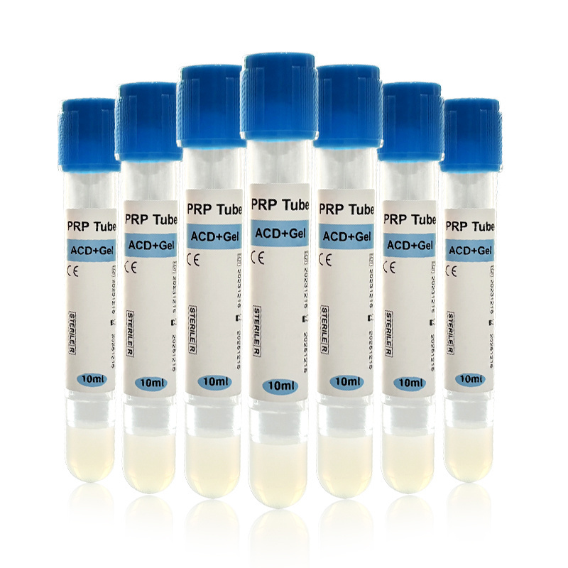 sterile prp gel tube kit 10ml platelet rich plasma prp tubes of prp with acd solution a gel and biotin