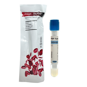 sterile prp gel tube kit 10ml platelet rich plasma prp tubes of prp with acd solution a gel and biotin