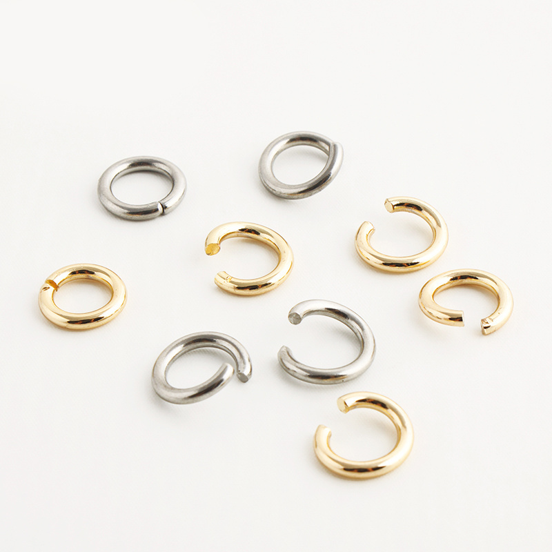 Multi-Purpose Stainless Steel Jewelry Findings Gold Jump Rings for Jewelry Making Bracelet Necklace