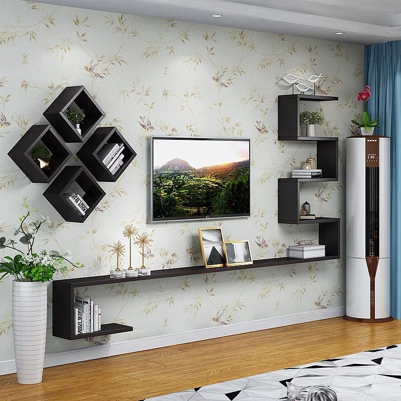 Nordic TV Wall Storage Living Room Furniture  Bedroom Wall -mounted Decoration Cabinet