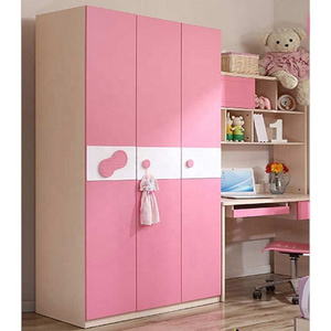 Modern Simple Home Cupboard Customize Kids Wooden Bedroom Furniture Set Closet Wardrobe