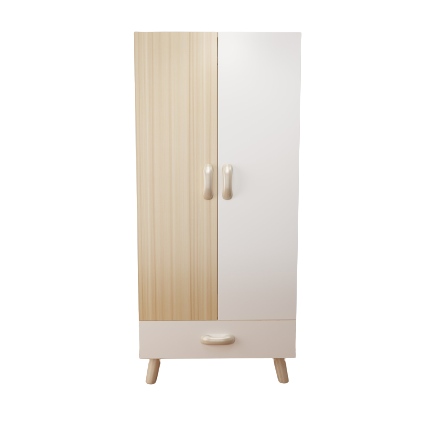 Chinese factory sells 2 doors bedroom furniture cheap price wooden sliding door wardrobe