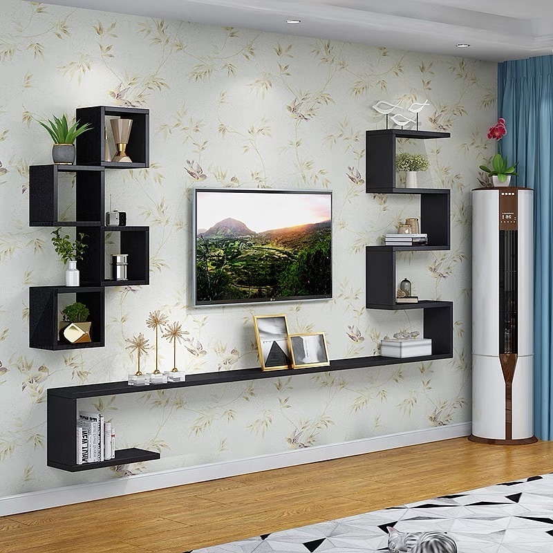 Nordic TV Wall Storage Living Room Furniture  Bedroom Wall -mounted Decoration Cabinet