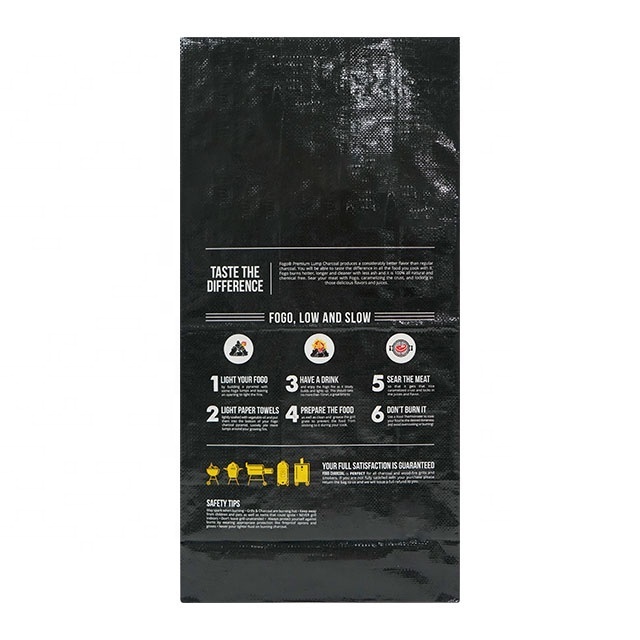 custom 3 kg 5 kg 10 kg 15 kg bamboo charcoal bags empty bags for charcoal