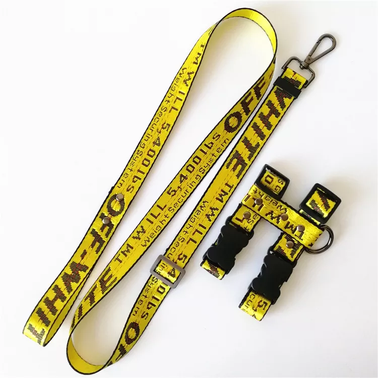 High Quality Designer Cute Puppy Pet Small Adjustable white Dog Harness and Leash Set