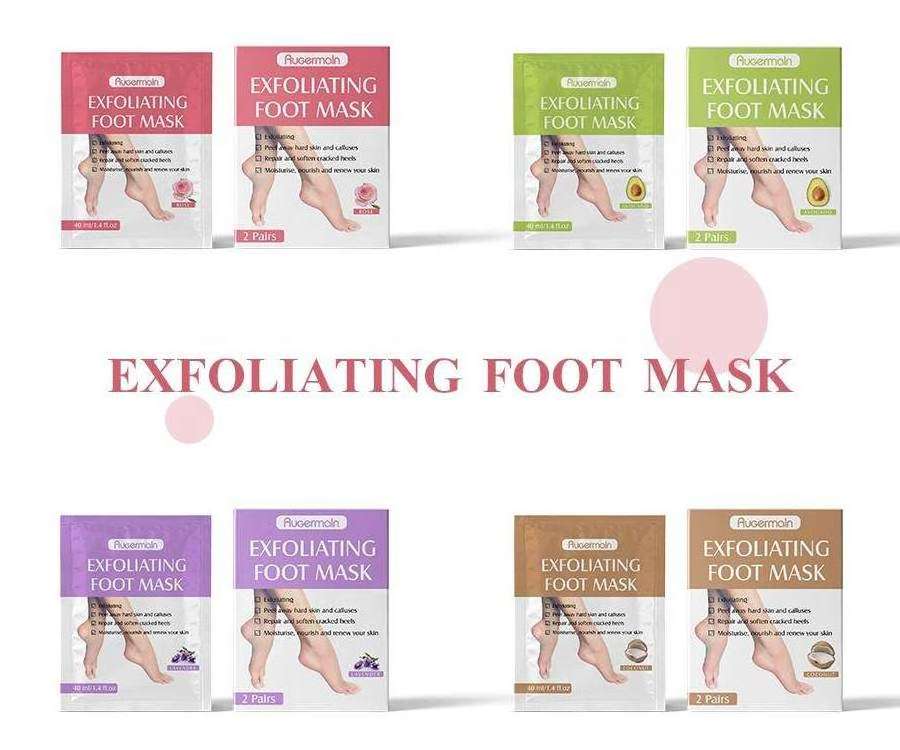 Wholesale  Callus Removal Foot Peel Mask Socks Moisturizing Pedicure Exfoliating Peeling Foot Mask