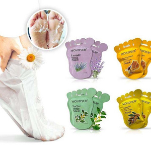 Wholesale  Callus Removal Foot Peel Mask Socks Moisturizing Pedicure Exfoliating Peeling Foot Mask