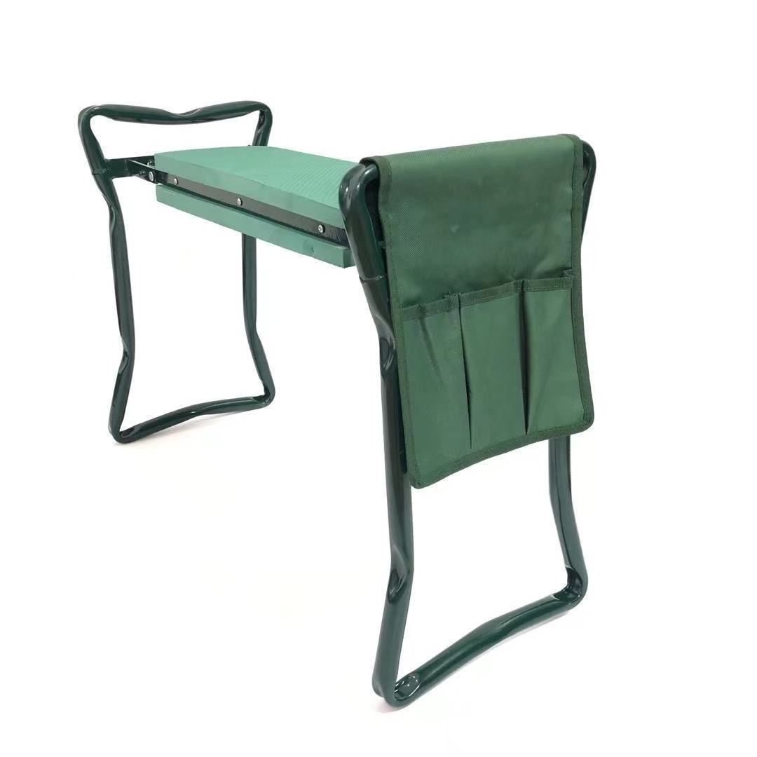 Garden Kneeler and Seat Gardening Bench  Seat  Stools Foldable Stool with Tool Bag Pouch EVA Foam Pad Outdoor Portable Kneeler