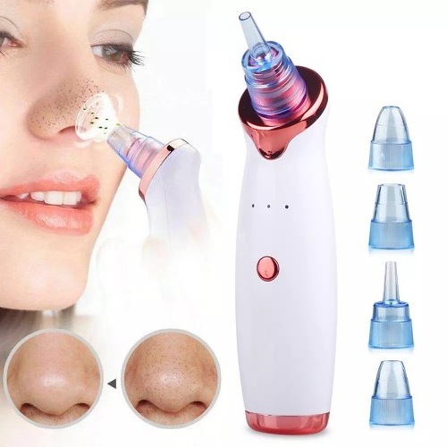 Strong Suction Rechargeable Pore Cleanser Acne Comedone Zit Pimple Extractor Sucker Tool