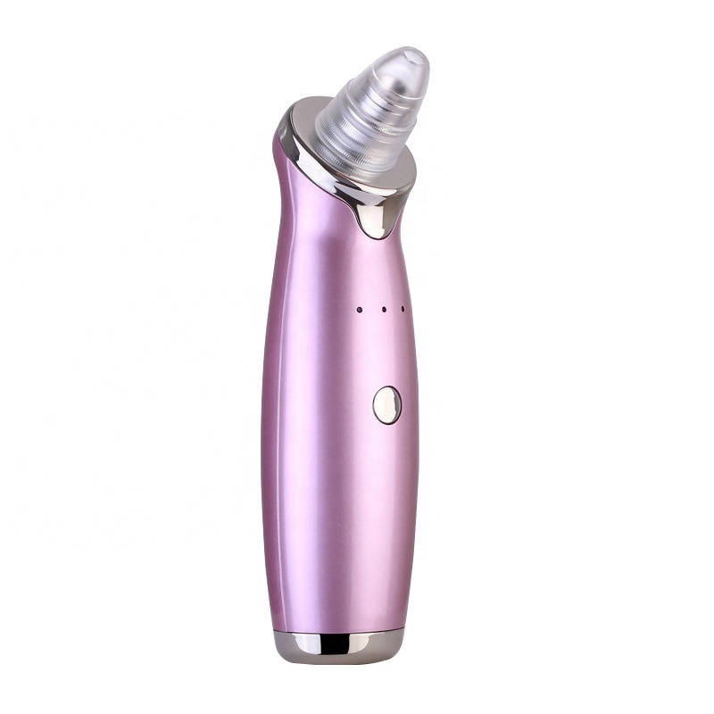 Strong Suction Rechargeable Pore Cleanser Acne Comedone Zit Pimple Extractor Sucker Tool