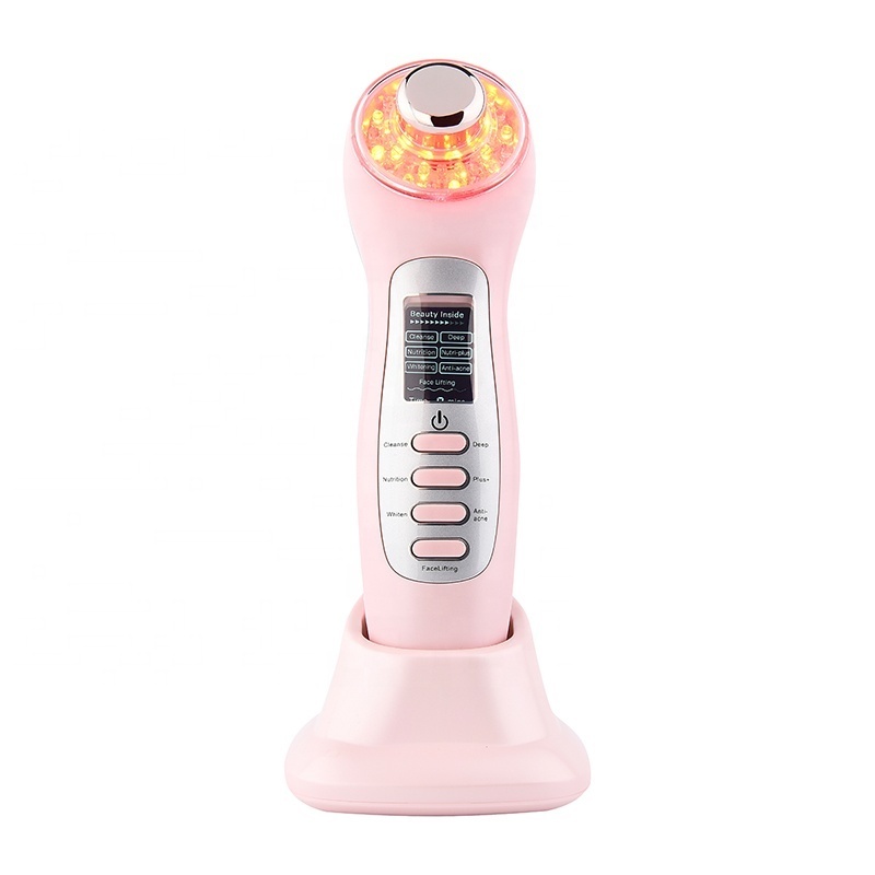 Facial Massager Machine 7 IN 1 Ultra Renew Sculpt System Body Face Light Therapy Device for Acne Vibration Skin Firming Care