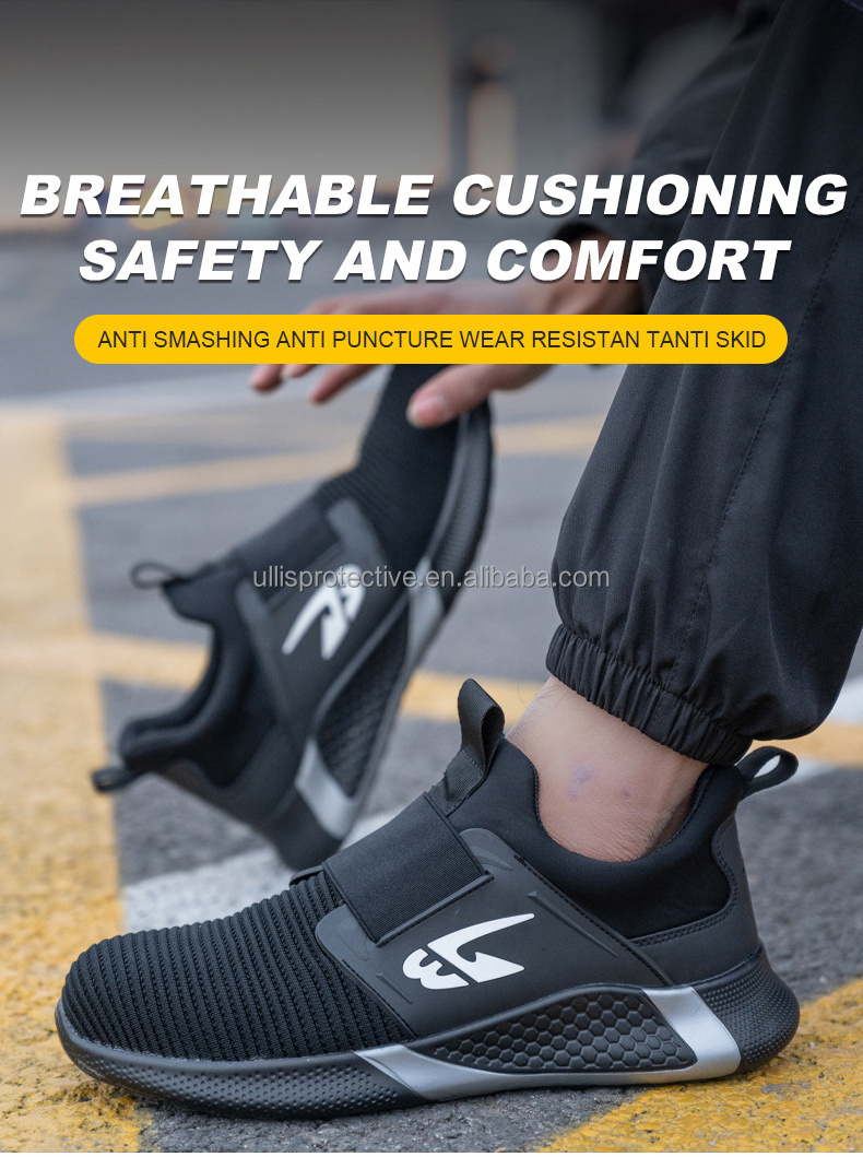 New anti-smash and anti-puncture lightweight and comfortable work safety shoes